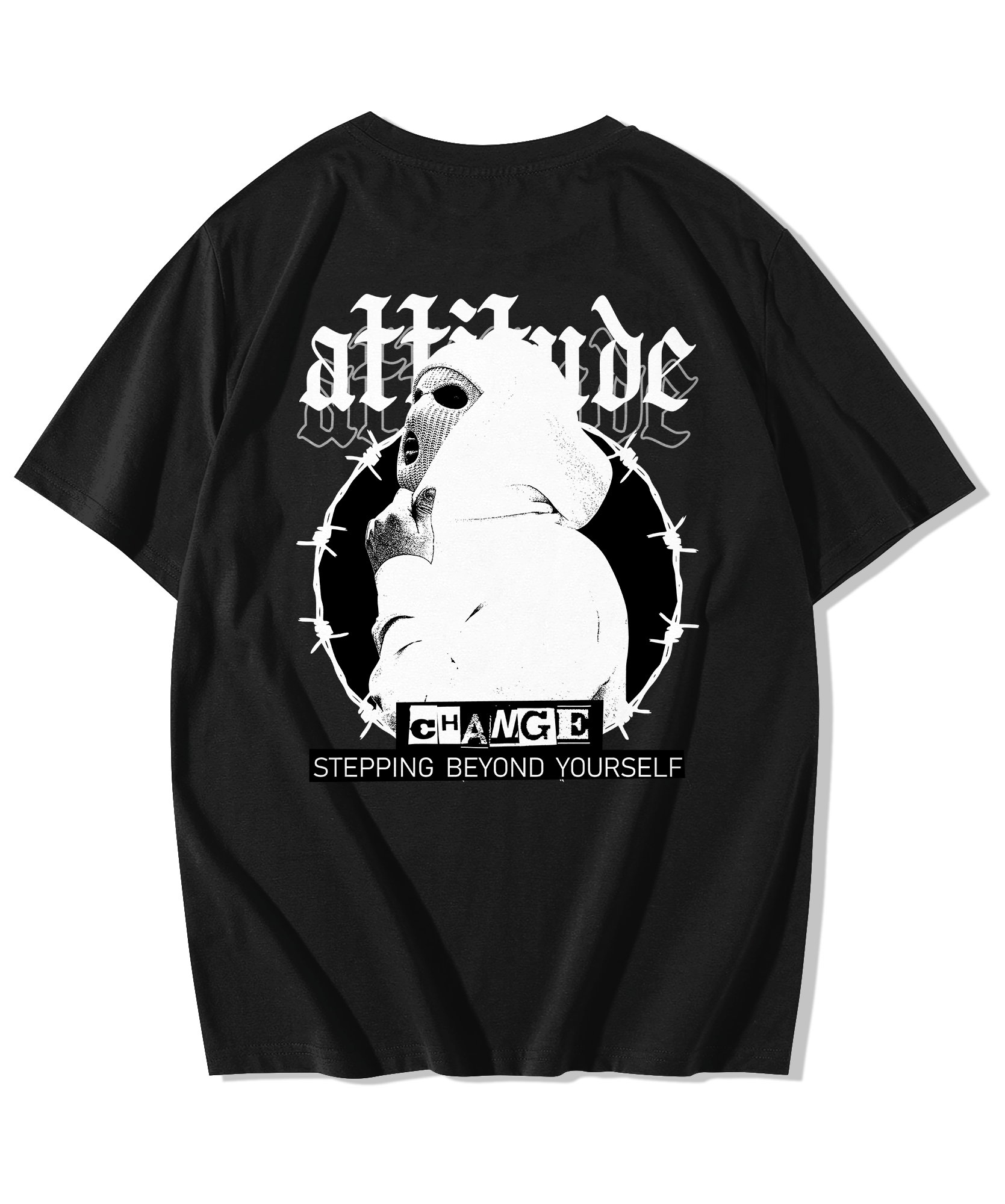 Alfaq Attitude change Oversized T-Shirt - Alfaq